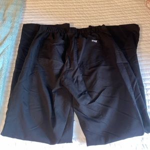 Xs black greys anatomy scrub pants